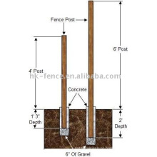 esgrima post / pole / T post / post Y / U post